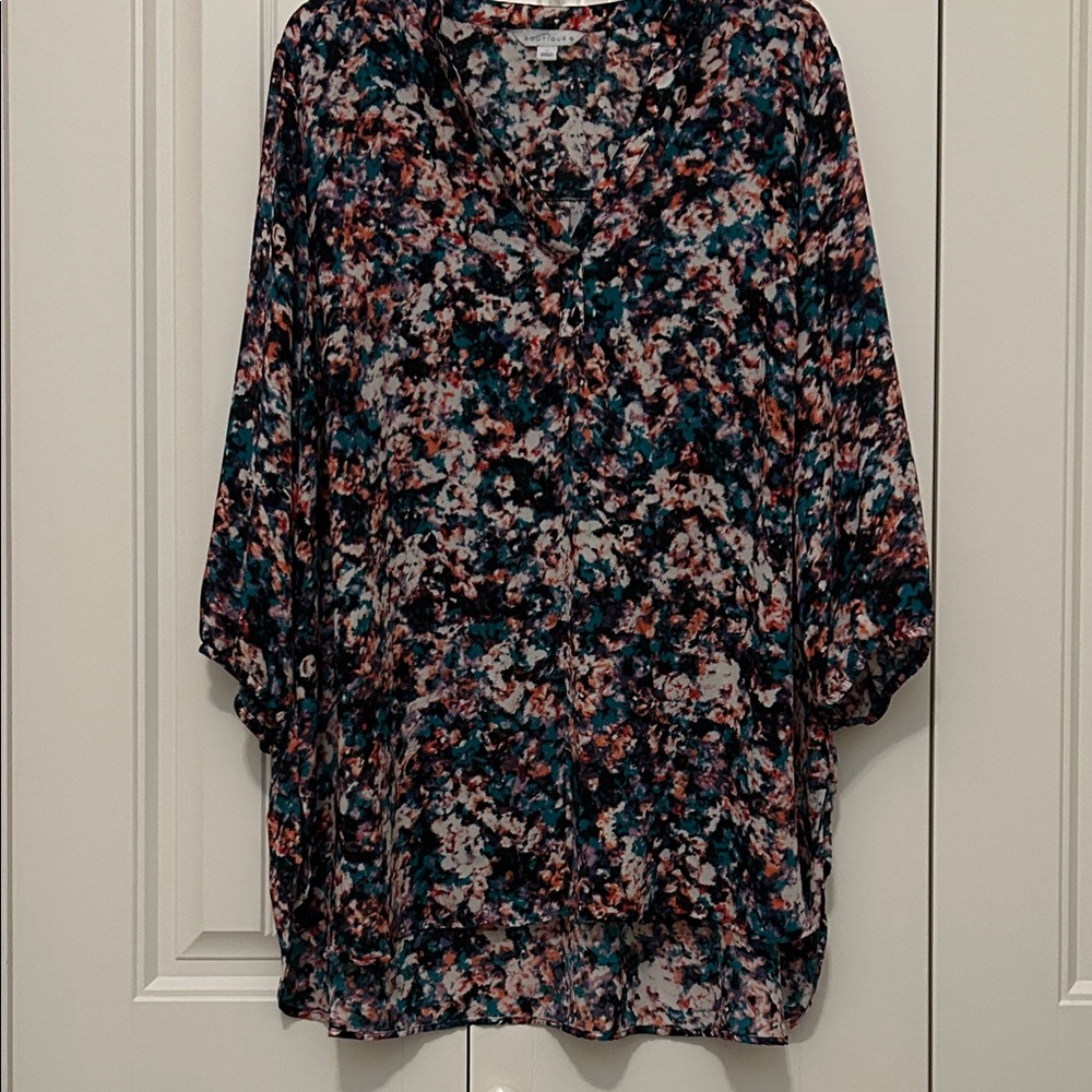 Boutique Multicolor Abstract Print Blouse